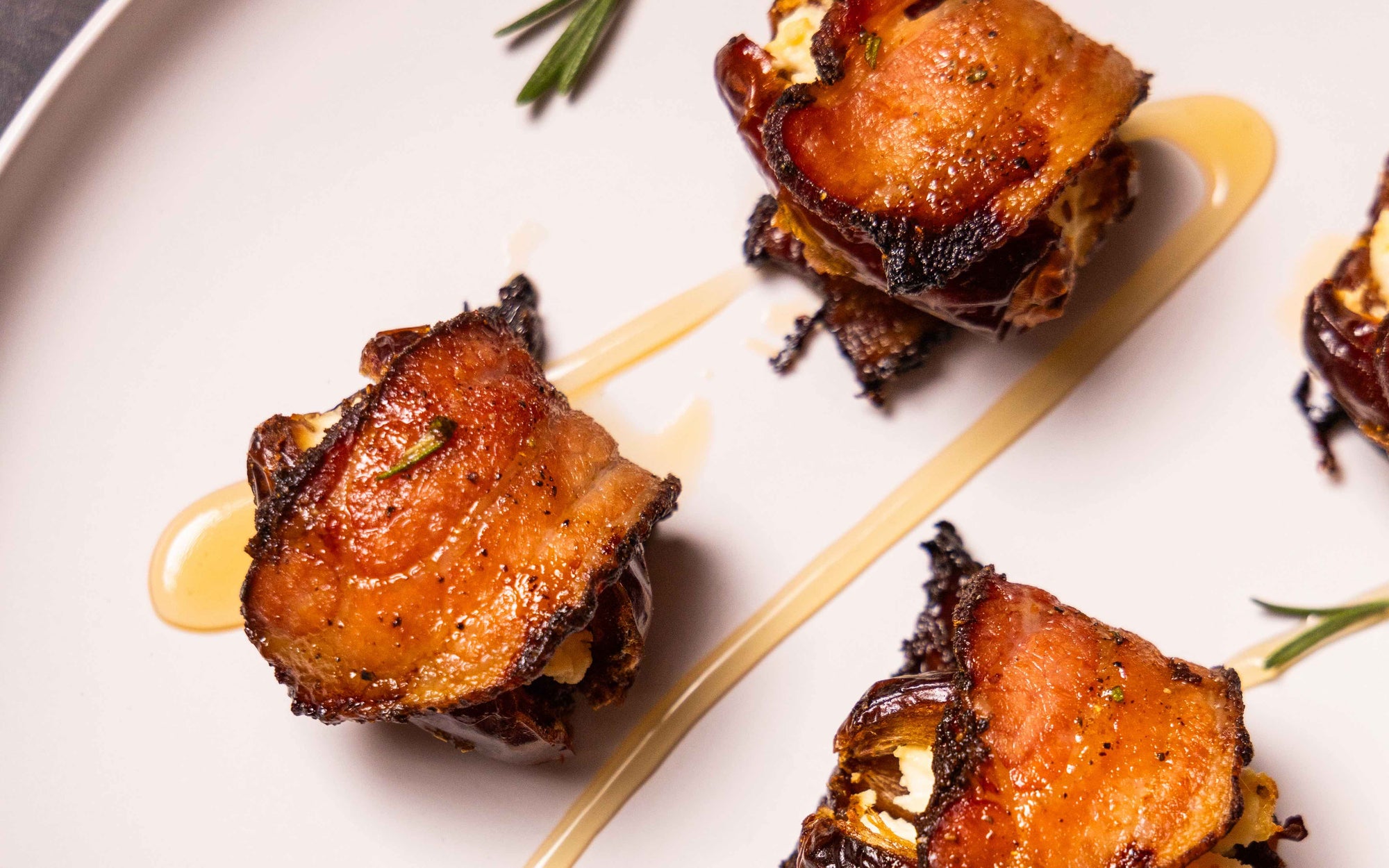 Goat Cheese-Stuffed Bacon-Wrapped Dates