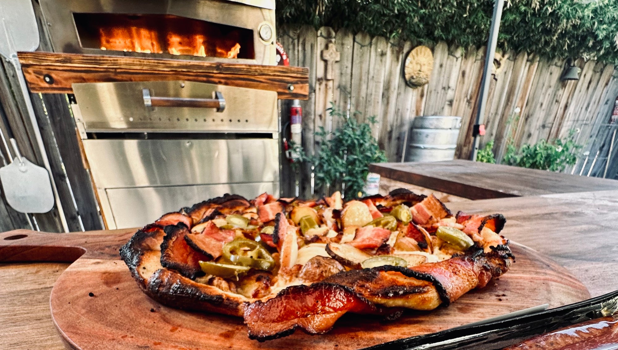 Bacon Lovers Pizza Recipe from Uncle Frank's Backyard Kitchen